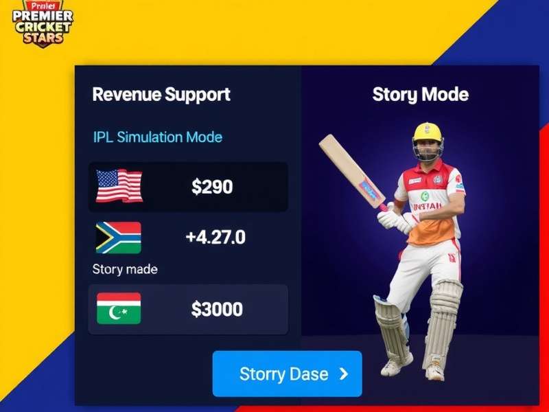 Premier Cricket Stars IPL Simulation Mode